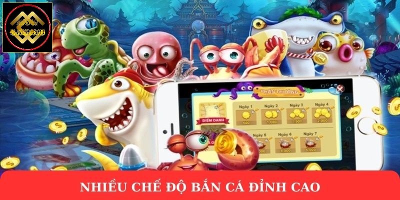 Nhiều chế độ bắn cá đỉnh cao